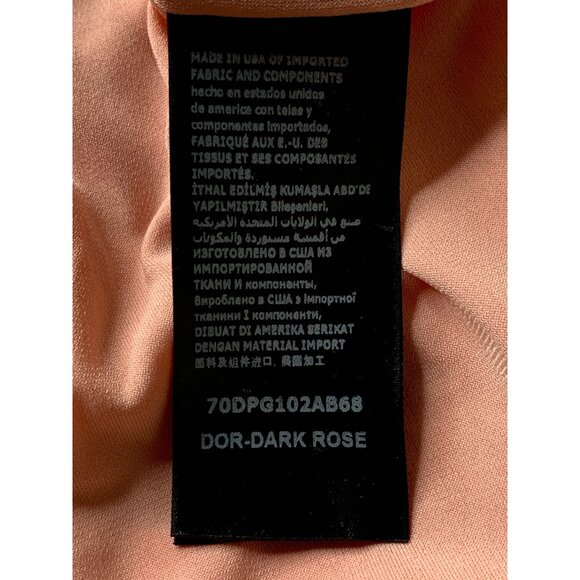 Bebe XS Long Sleeve Crushed Velvet Bodycon Mini Dress In Dark Rose - Picture 5 of 12